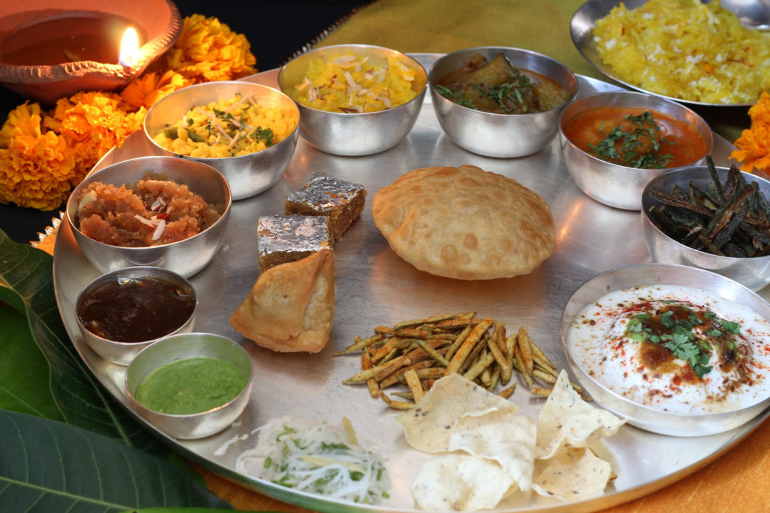Traditional Marwari Diwali Thali - Dine With Gitanjali