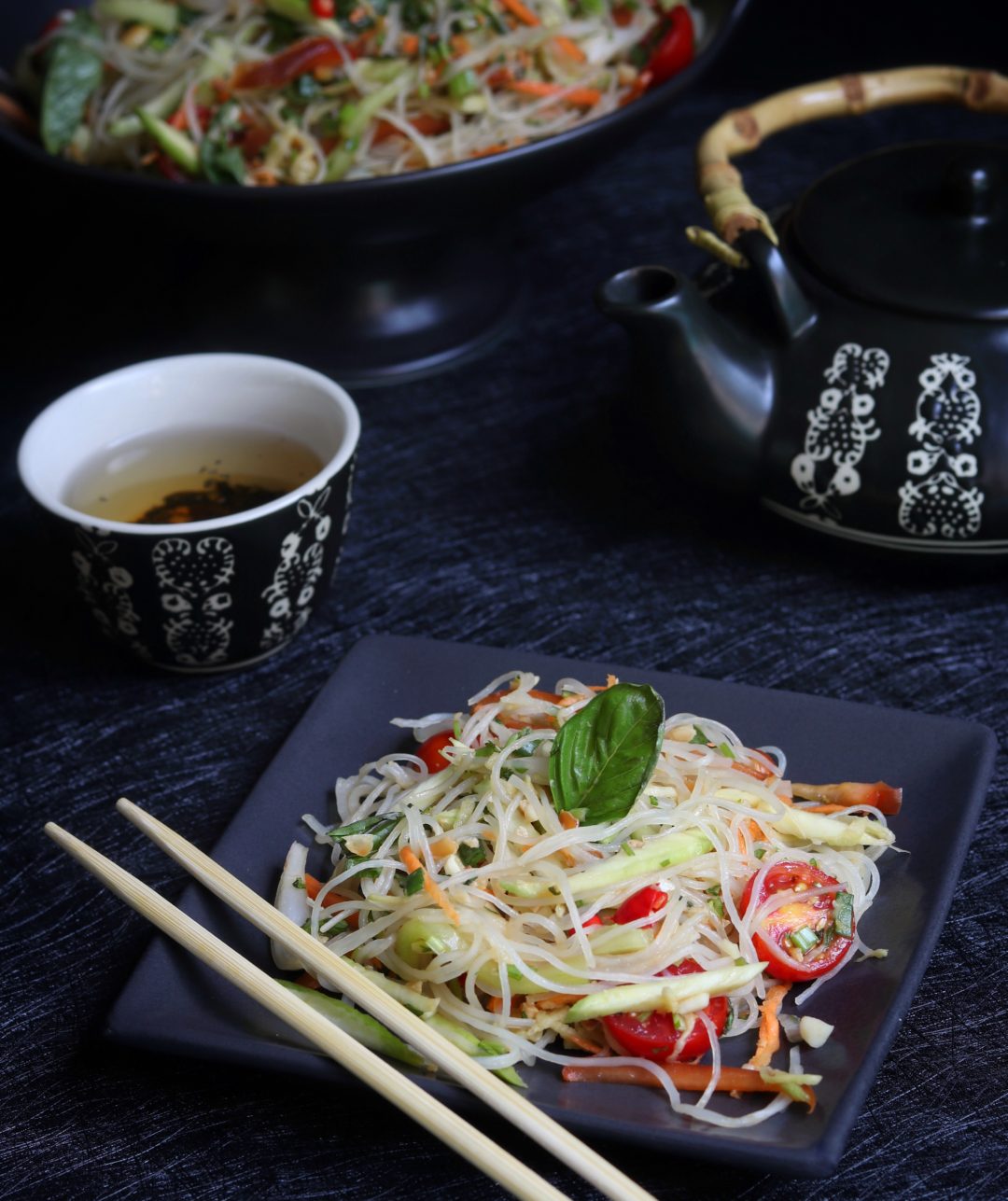 Thai Glass Noodle & Green Raw Mango Salad