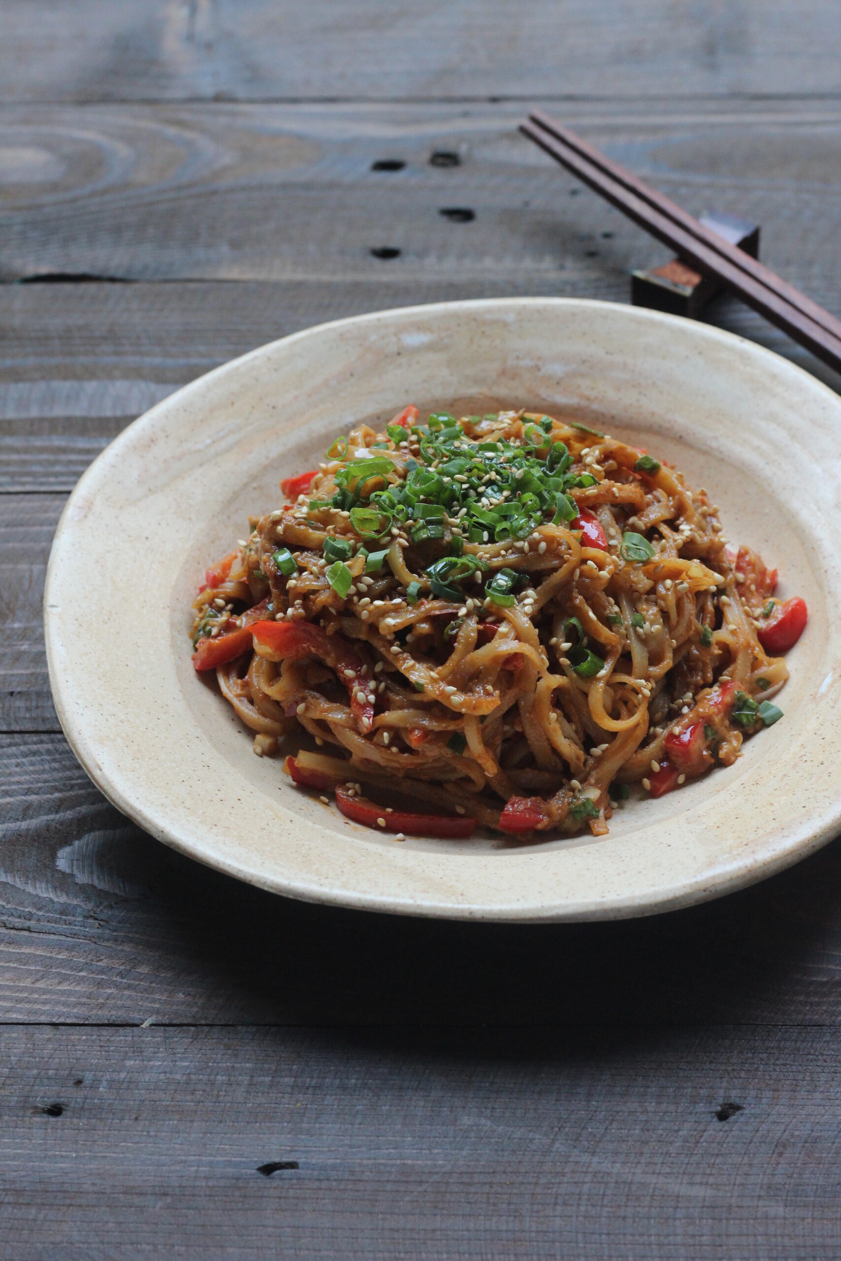 Sesame Peanut Butter Noodles - Dine With Gitanjali